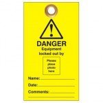 Lockout Safety Photo Id Lockout Tags  - ?Do Not Operate? Or Similar
