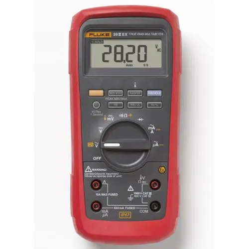 Fluke 28 II Ex Intrinsically Safe True-rms Digital Multimeter - FLUKE 28 II EX