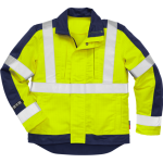 FRISTADS Flame Hi-vis jacket cl 3 4846 Yellow/Navy - Class 1, 13 cal/cm?