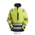 Snickers Workwear ProtecWork Softshell Jacket, High-Vis Class 3